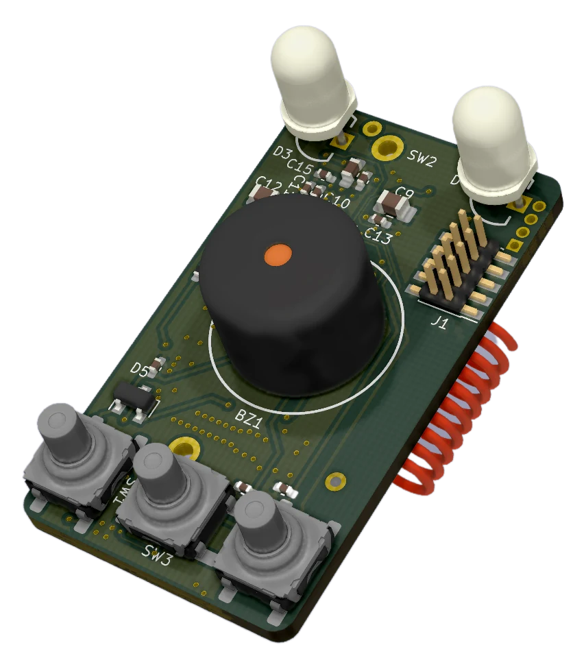 Render of the rope-movement sensor board.