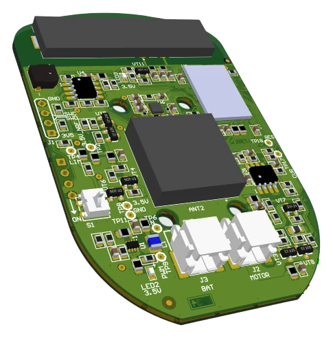 Render of the padlock board.
